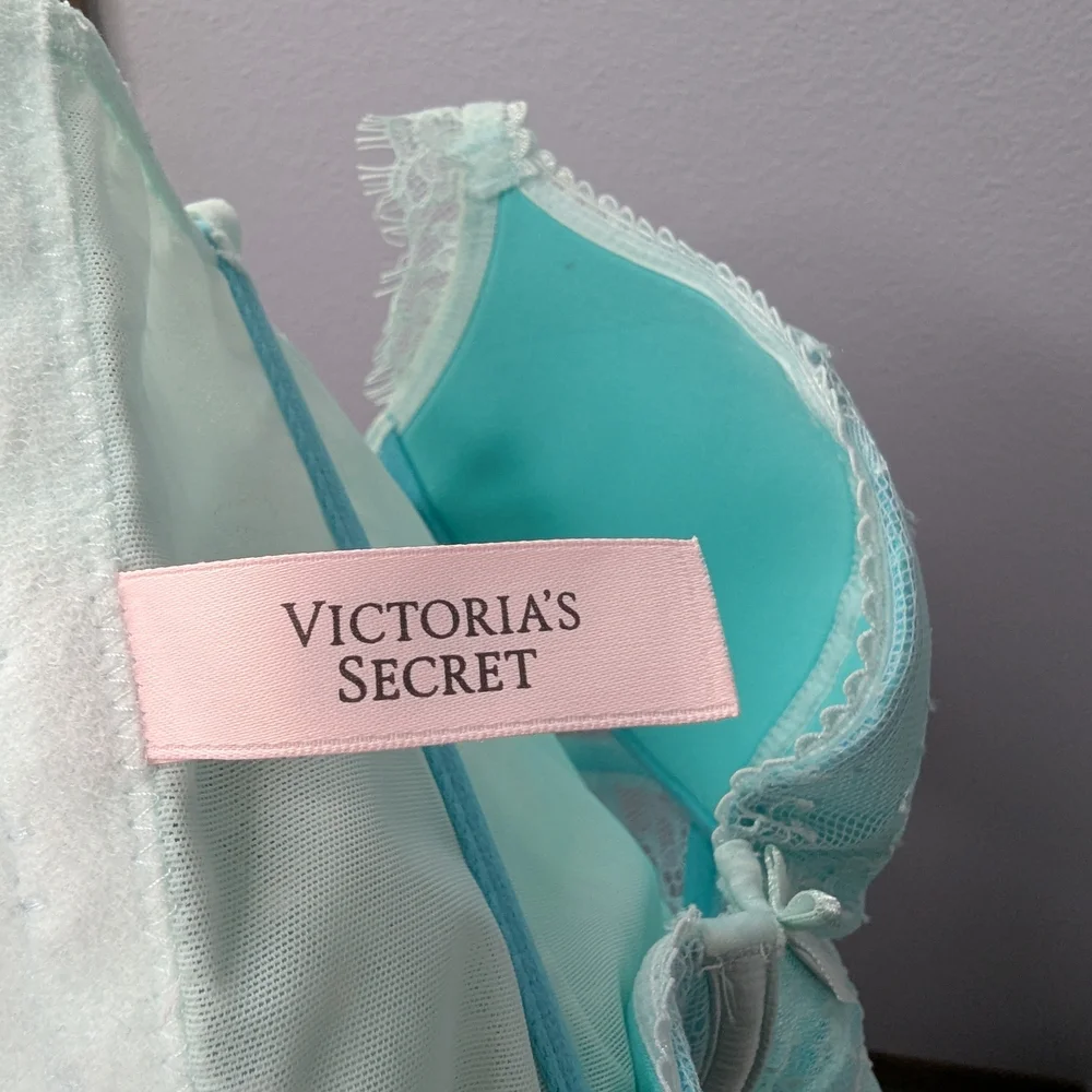 Teal Lace Bustier Corset Top, Size M | Underwire, Sheer Mesh, Y2K‎